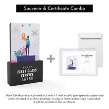 Load image into Gallery viewer, First Class Service Award