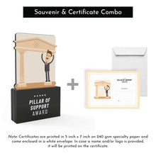 Load image into Gallery viewer, Pillar of Support Award
