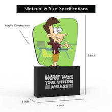 Load image into Gallery viewer, How Was Your Weekend Award