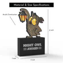 Load image into Gallery viewer, Night Owl Award