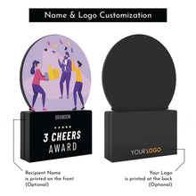 Load image into Gallery viewer, 3 Cheers Award