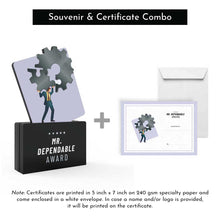 Load image into Gallery viewer, Mr. Dependable Award