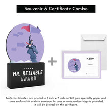 Load image into Gallery viewer, Mr. Reliable Award