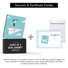 Load image into Gallery viewer, Start of a New Journey Award