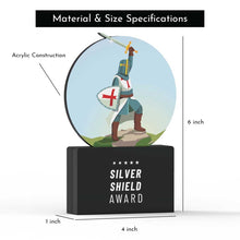 Load image into Gallery viewer, Silver Shield Award
