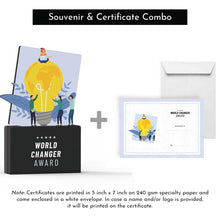 Load image into Gallery viewer, World Changer Award