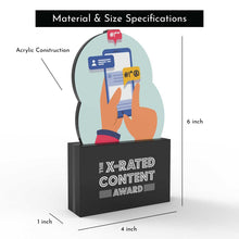 Load image into Gallery viewer, The X-rated Content Award