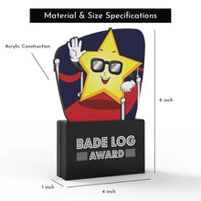 Load image into Gallery viewer, Bade Log Award