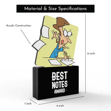 Load image into Gallery viewer, Best Notes Award
