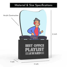Load image into Gallery viewer, Best Office Playlist Award