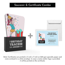 Load image into Gallery viewer, The Birthday Tracker Award