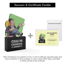 Load image into Gallery viewer, Chai Pe Charcha Award