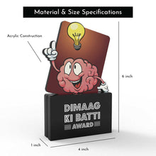 Load image into Gallery viewer, Dimaag Ki Batti Award