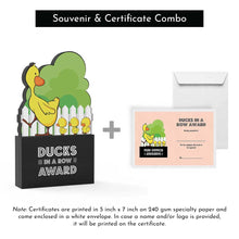 Load image into Gallery viewer, Ducks in a Row Award