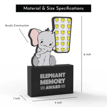 Load image into Gallery viewer, Elephant Memory Award