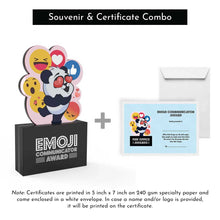 Load image into Gallery viewer, Emoji Communicator Award