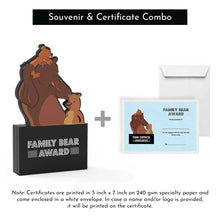 Load image into Gallery viewer, Family Bear Award