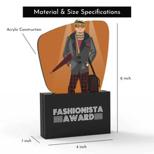 Load image into Gallery viewer, Fashionista Award