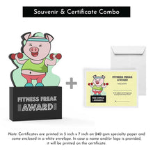 Load image into Gallery viewer, Fitness Freak Award