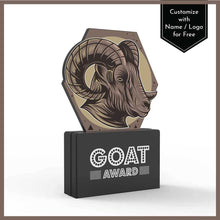 Load image into Gallery viewer, GOAT Award