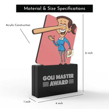 Load image into Gallery viewer, Goli Master Award