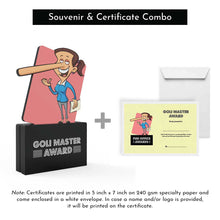 Load image into Gallery viewer, Goli Master Award