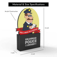 Load image into Gallery viewer, Grammar Police Award