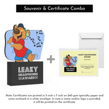 Load image into Gallery viewer, Leaky Headphones Award
