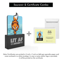 Load image into Gallery viewer, Lit AF Award