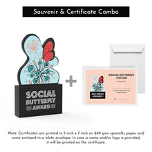 Load image into Gallery viewer, Social Butterfly Award
