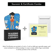 Load image into Gallery viewer, Walking Wikipedia Award