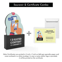 Load image into Gallery viewer, The X-rated Content Award