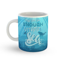 Load image into Gallery viewer, Vitamin Sea Mug Backside View