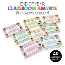 Load image into Gallery viewer, End of Year Classroom Awards - Certificate Bundle (40 Titles)
