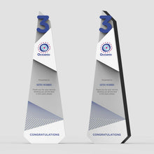 Load image into Gallery viewer, Obelisk Trophy - Work Anniversary Award