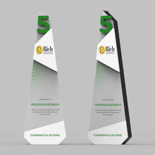 Load image into Gallery viewer, Obelisk Trophy - Work Anniversary Award