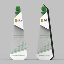 Load image into Gallery viewer, Obelisk Trophy - Work Anniversary Award