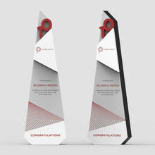 Load image into Gallery viewer, Obelisk Trophy - Work Anniversary Award