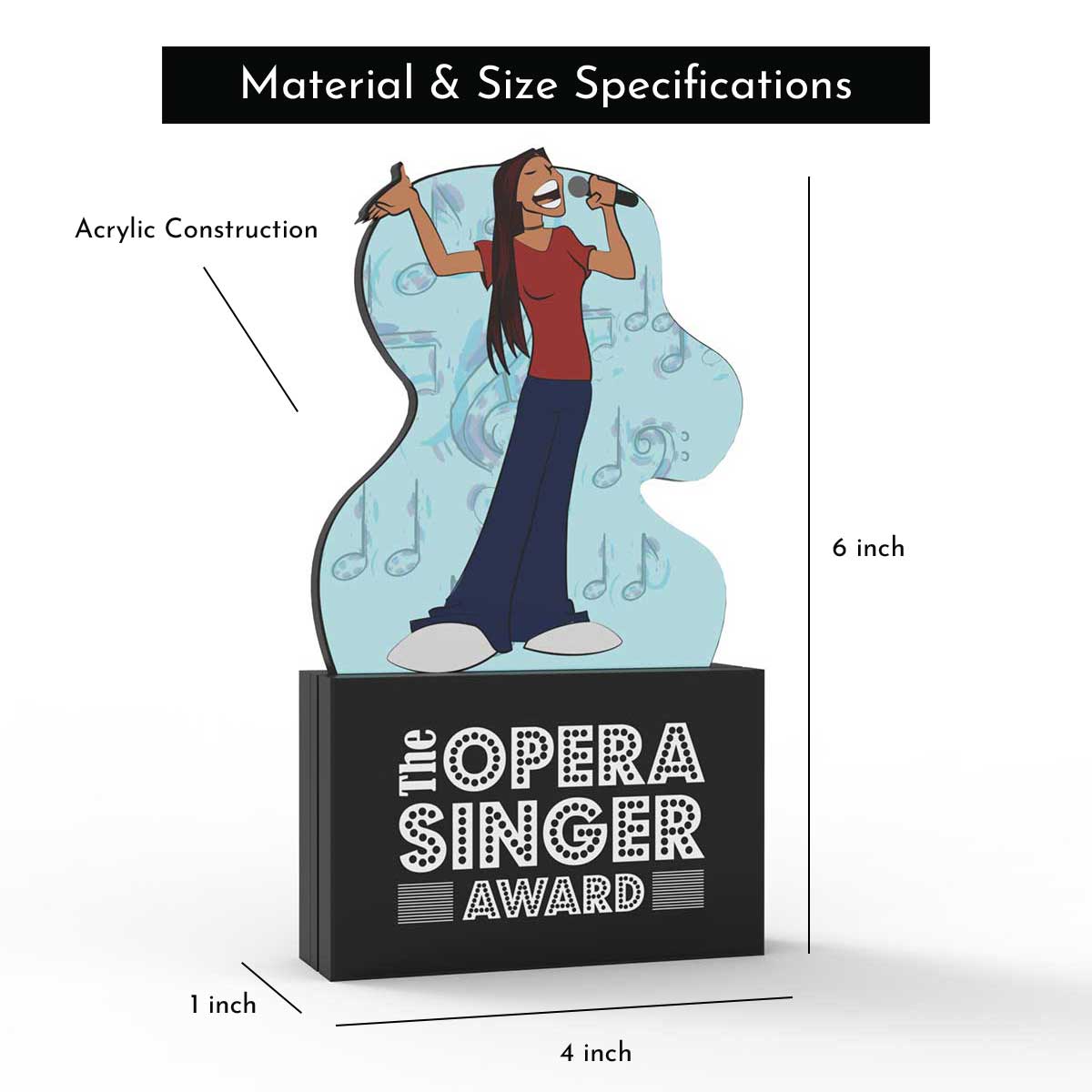The Opera Singer Award – Engrave - Awards and More