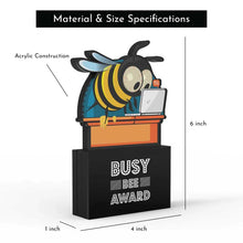 Load image into Gallery viewer, Busy Bee Award
