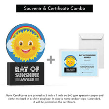 Load image into Gallery viewer, Ray of Sunshine Award
