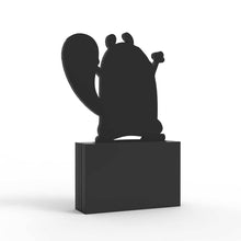 Load image into Gallery viewer, Backside View of the Eager Beaver Award
