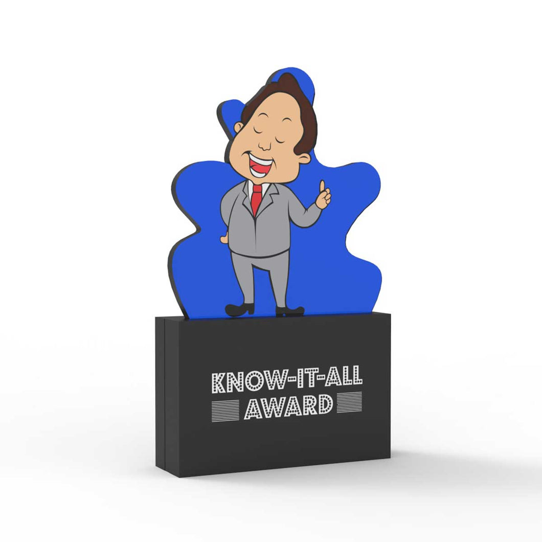 Know-it-all Award (Male)