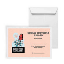 Load image into Gallery viewer, Social Butterfly Award
