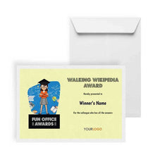 Load image into Gallery viewer, Walking Wikipedia Award
