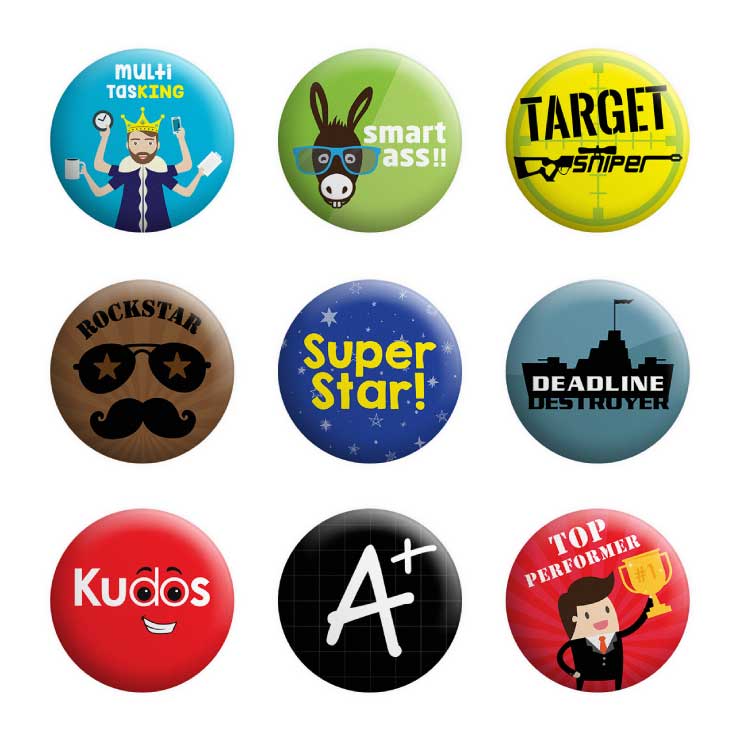Employee Appreciation Badges (Pack of 50)