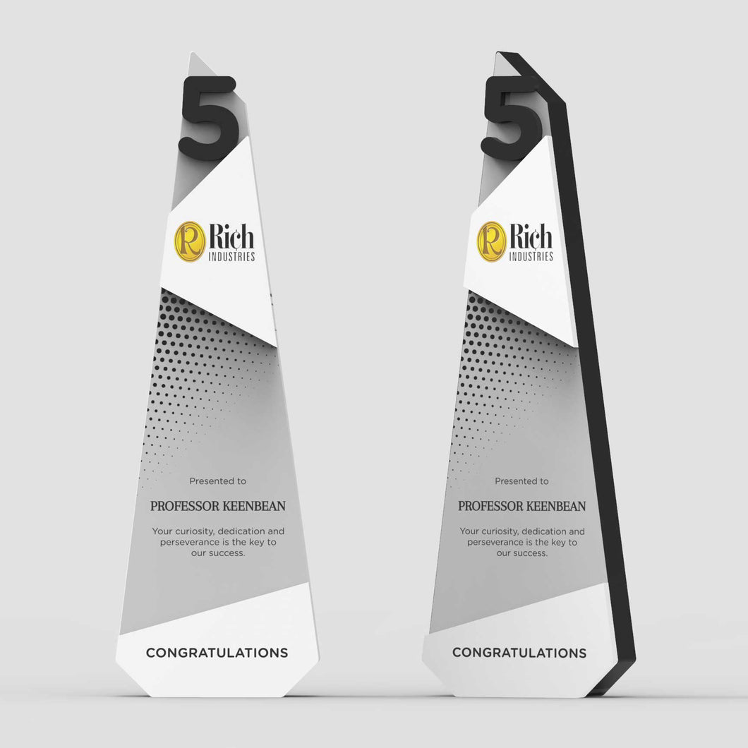 Obelisk Trophy - Work Anniversary Award